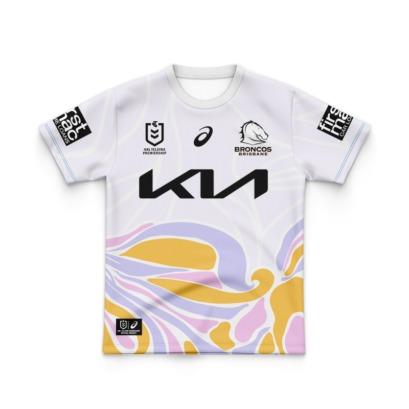Kid's NRL Brisbane Broncos 2025 Alternate Jersey