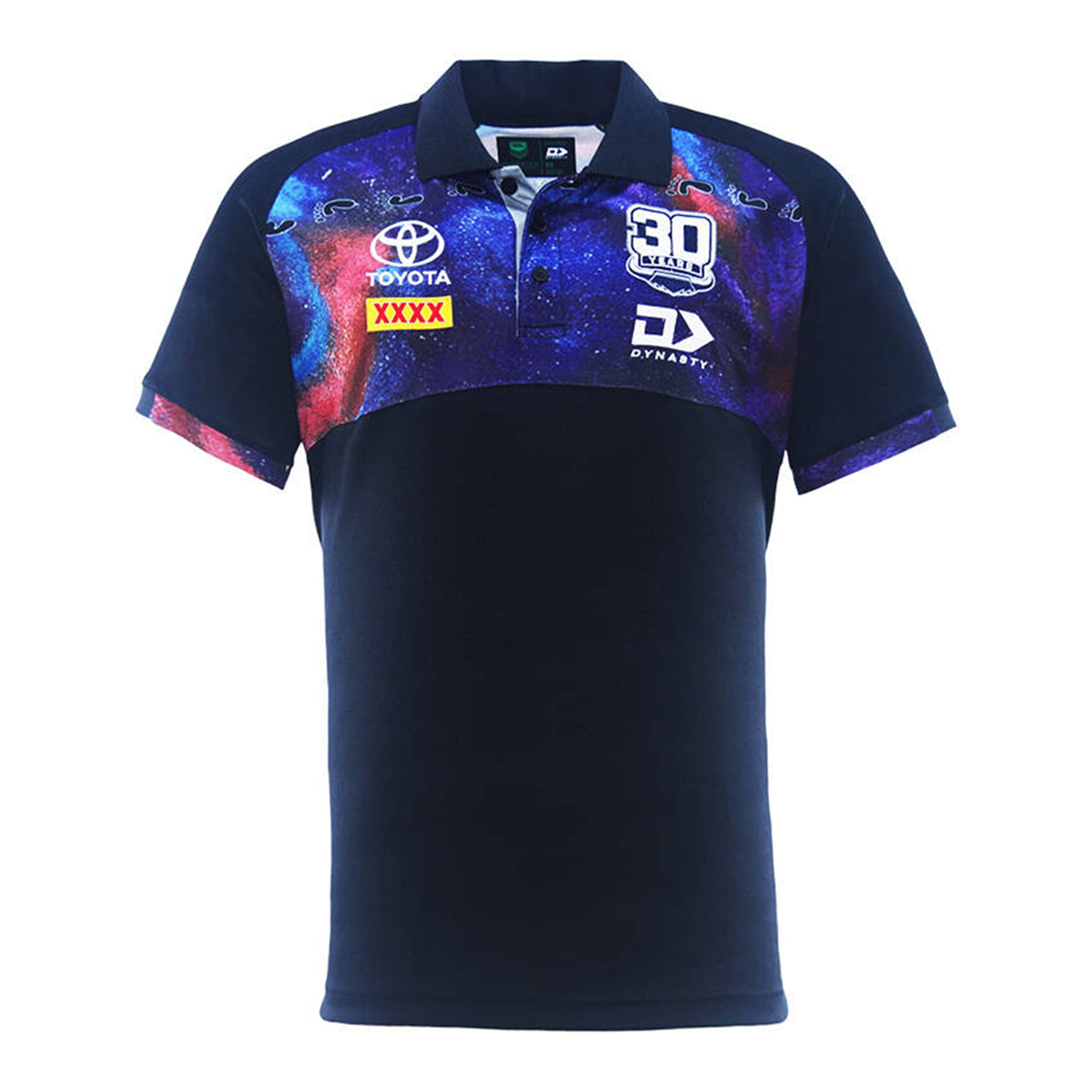 NRL North Queensland Cowboys 2025 Indigenous Polo Shirt