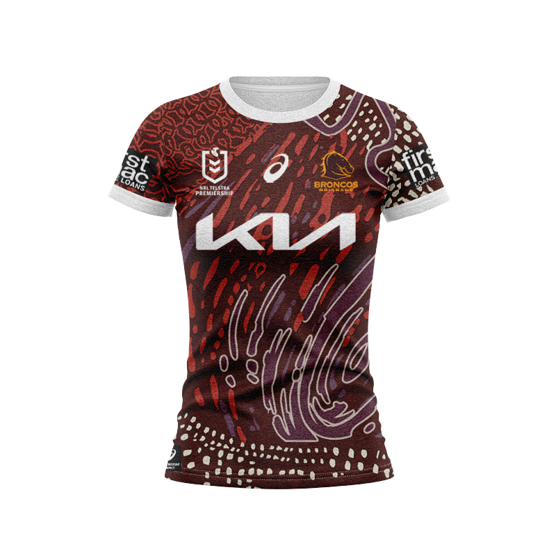 Women's NRL Brisbane Broncos 2024 Indigenous Jersey