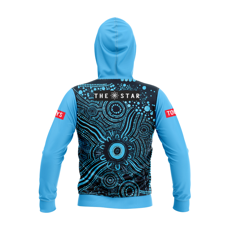 Kid's NRL NSW Blues 2024 Indigenous Hoodie
