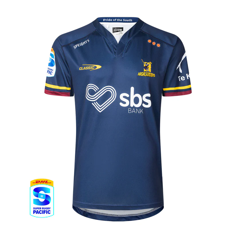 Otago Highlanders Super Rugby 2025 Home Jersey
