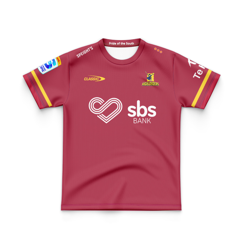Kid's Otago Highlanders Super Rugby 2025 Away Jersey