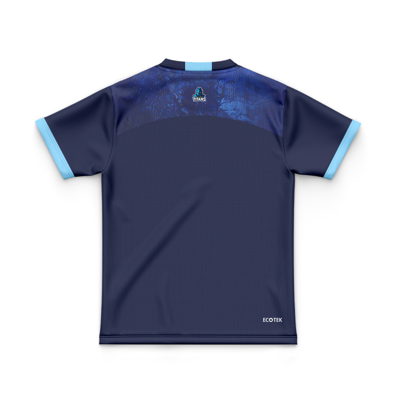 Kid's NRL Gold Coast Titans 2025 Warm Up Jersey