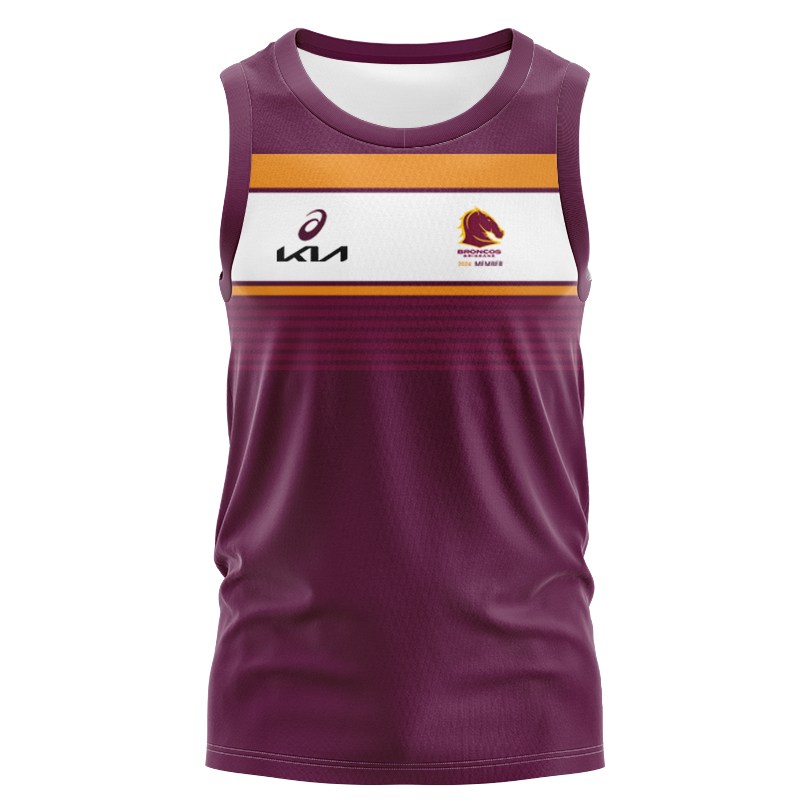 NRL Brisbane Broncos 2024 Member Singlet