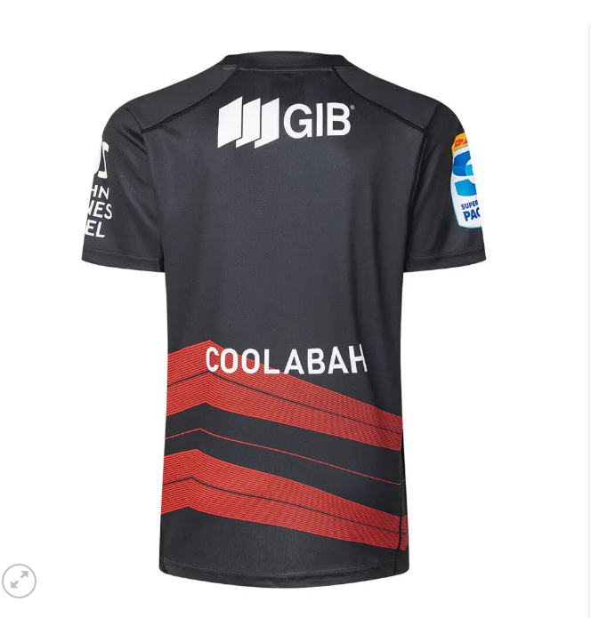 Canterbury Crusaders Super Rugby 2025 Black Training Jersey