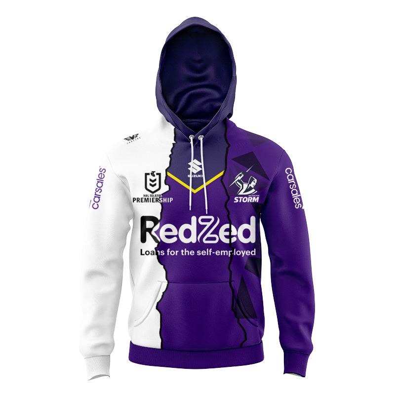 Kid's NRL Melbourne Storm 2024 Mix Hoodie