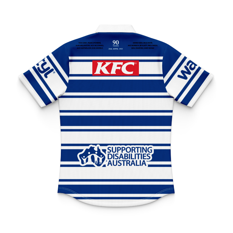Kid's NRL Canterbury-Bankstown Bulldogs 1935 Retro Polo Shirt