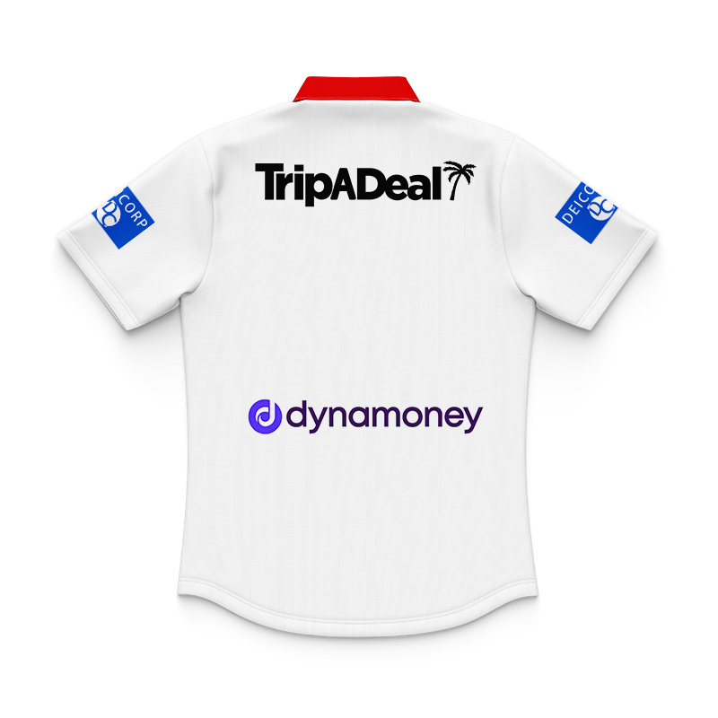 Kid's NRL St George Illawarra Dragons 2025 Home Polo Shirt