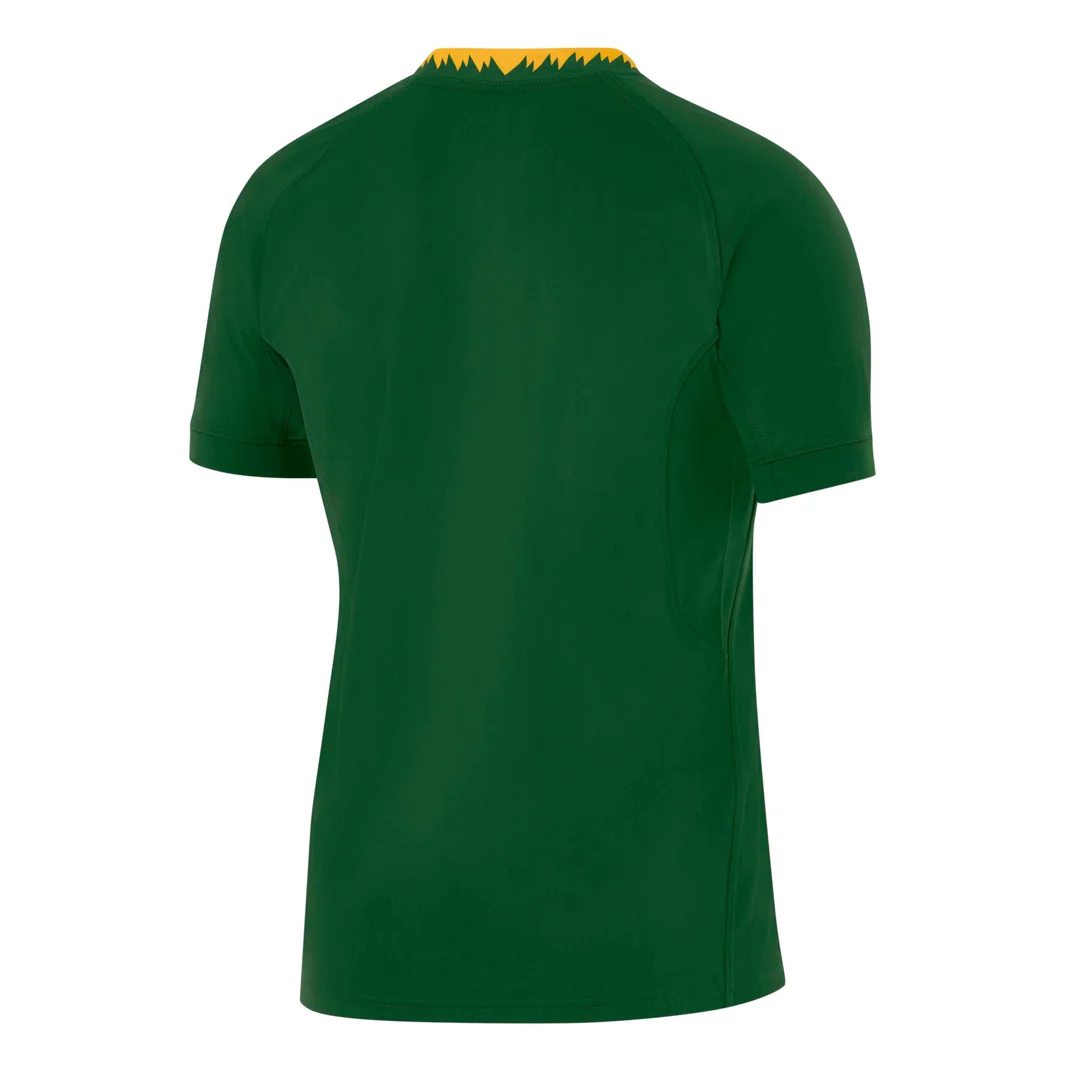 South Africa Springboks Home 2025 Stadium Jersey Gorge Green/University Gold