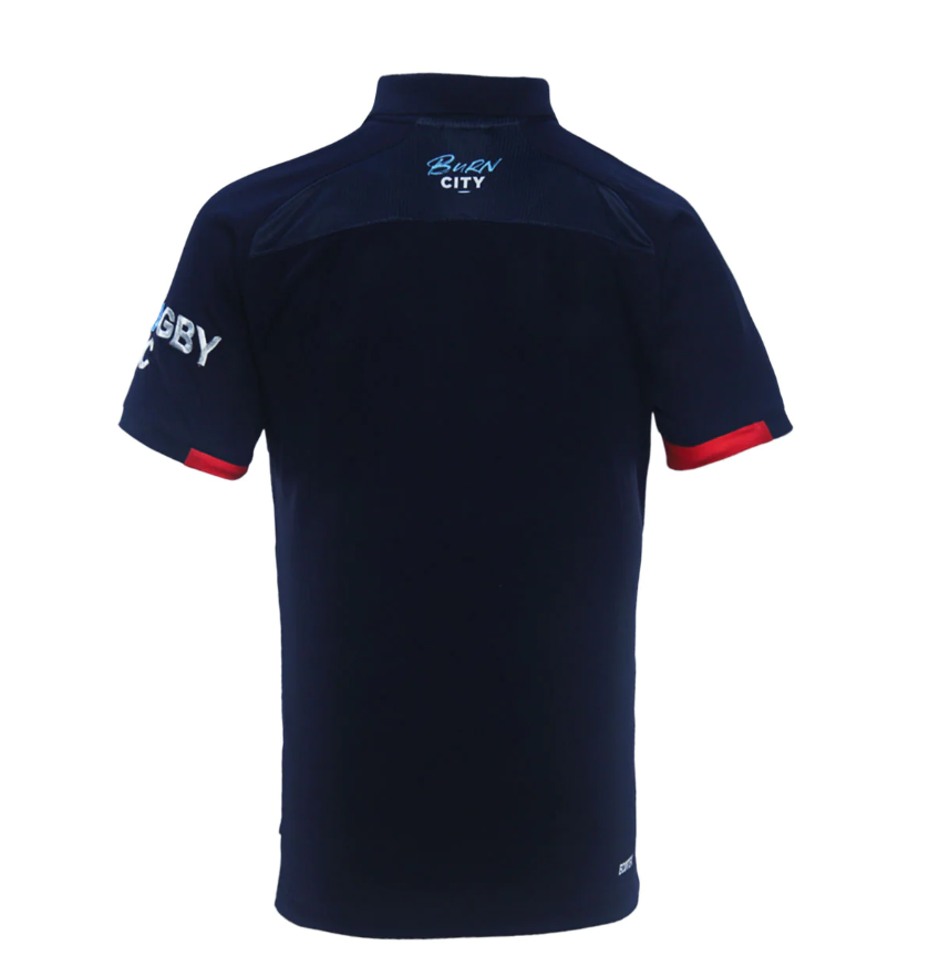 Melbourne Rebels Super Rugby 2024 Media Polo Shirt
