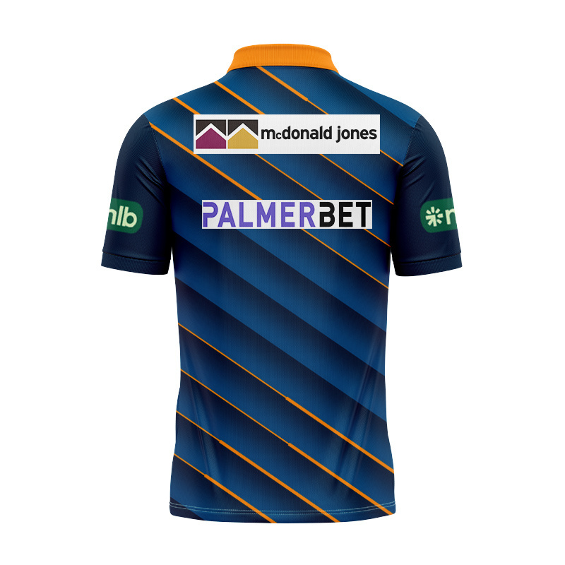 NRL Newcastle Knights 2025 Navy Mining Polo Shirt