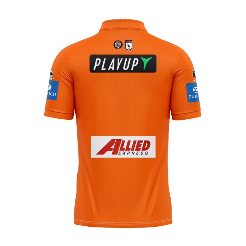 NRL Wests Tigers 2025 Away Polo Shirt
