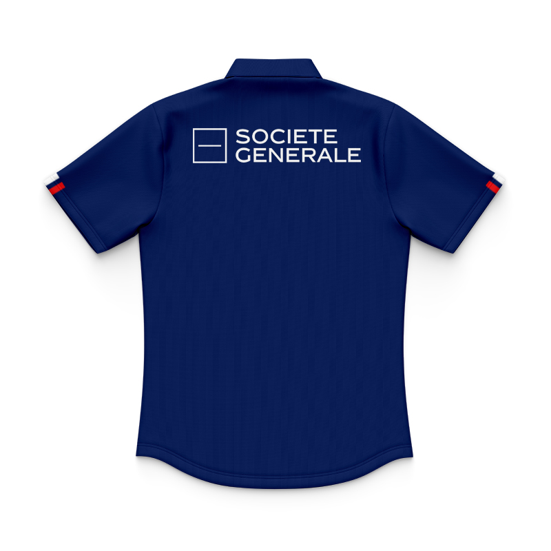 Kid's France Rugby 2024/25 Home Polo Shirt