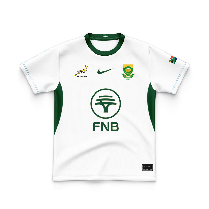 Kid's South Africa Springboks Away 2025 Stadium Jersey