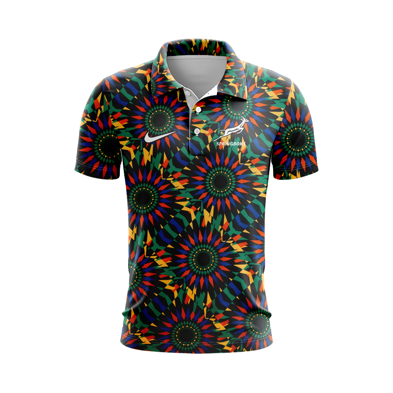South Africa Springboks 2025 Pre-Match Polo Shirt