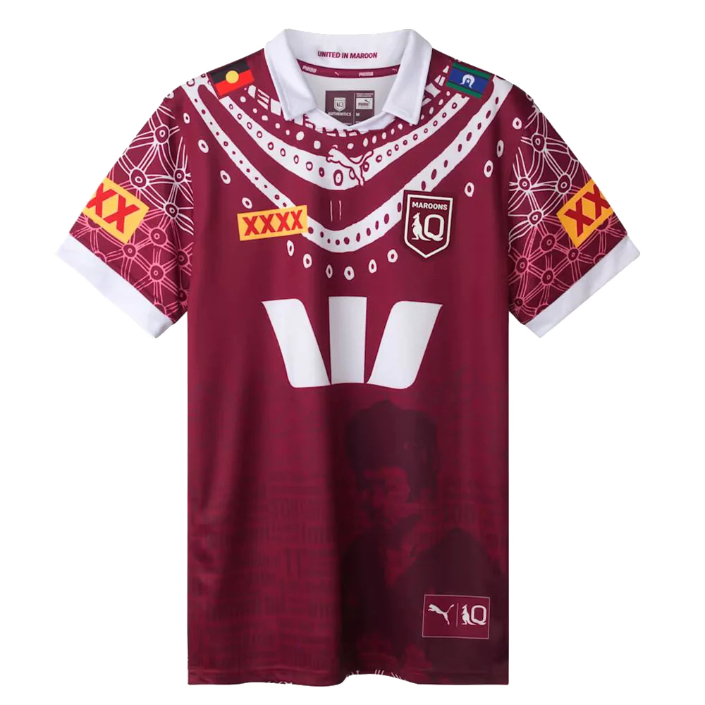 NRL QLD Maroons 2025 Indigenous Jersey