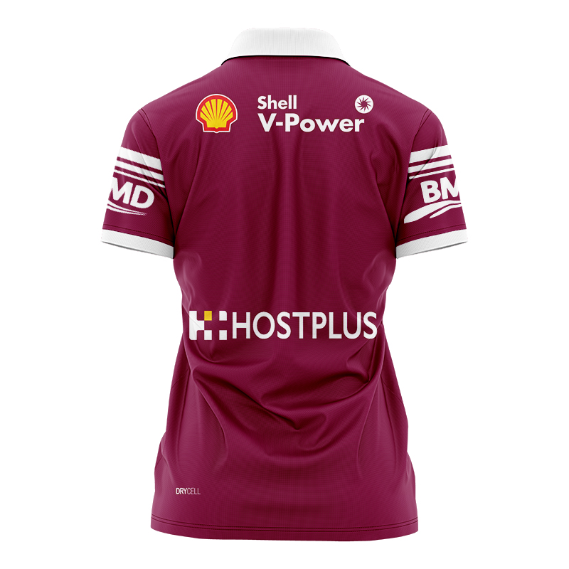 Women's QLD Maroons Harvey Norman 2024 Polo Shirt