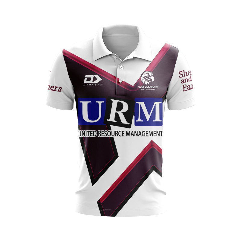 NRL Manly Warringah Sea Eagles 2025 Warm Up Polo Shirt