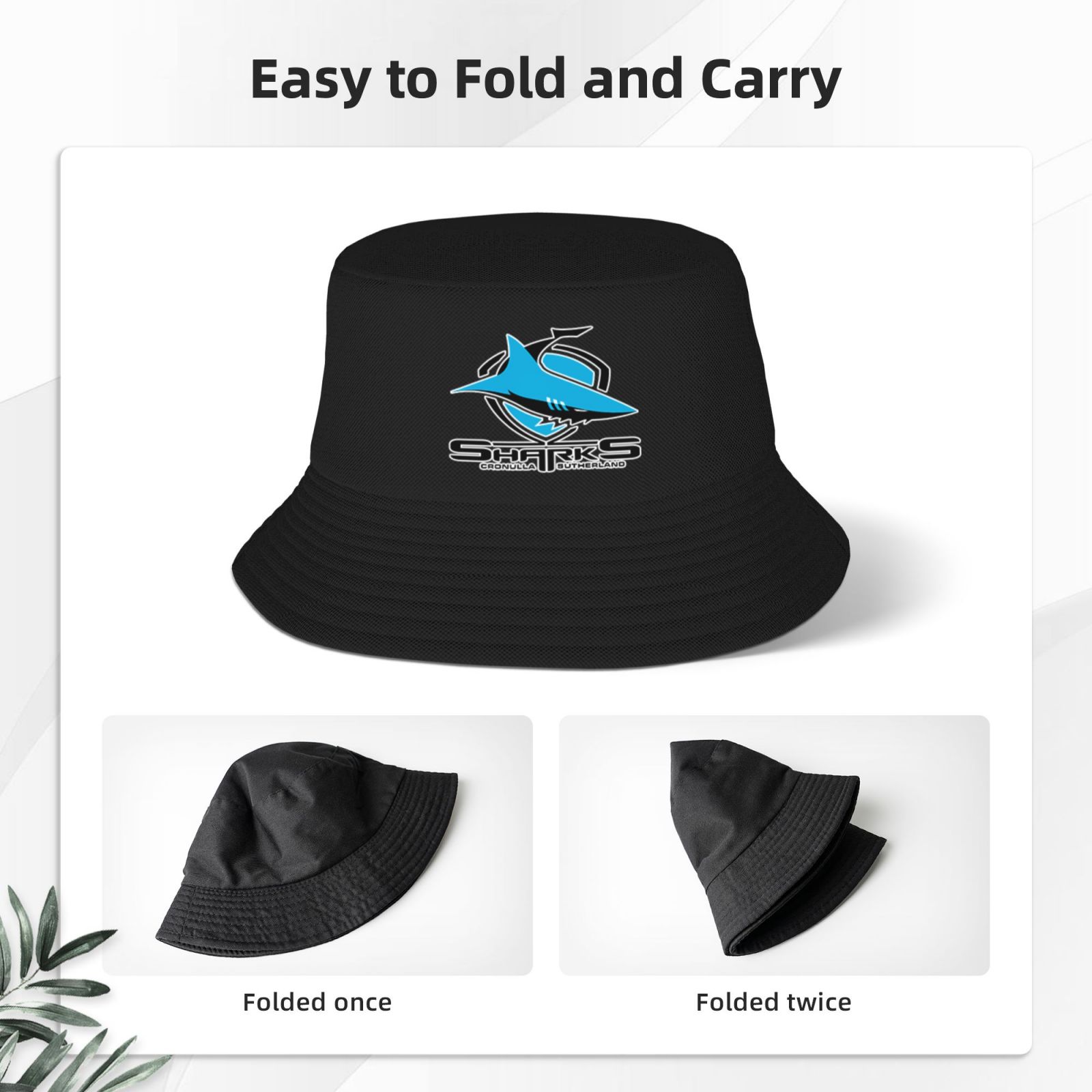 Cronulla-Sutherland Sharks Adult Fisherman's Hat HAT3159