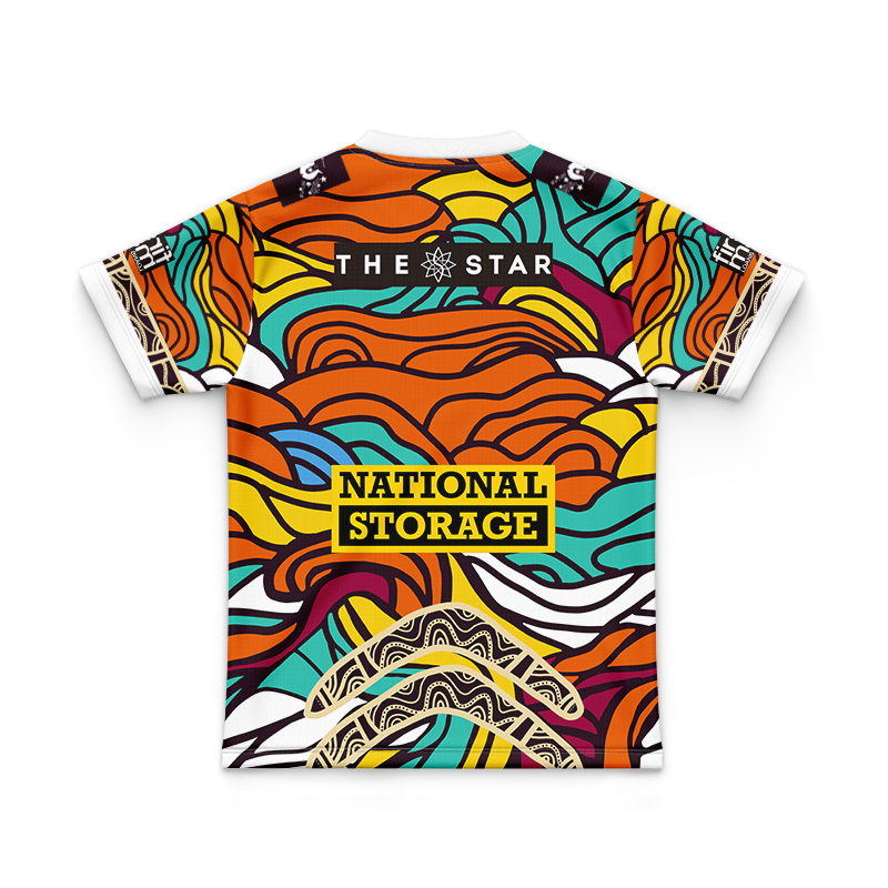 Kid's NRL Brisbane Broncos 2023 Indigenous Jersey