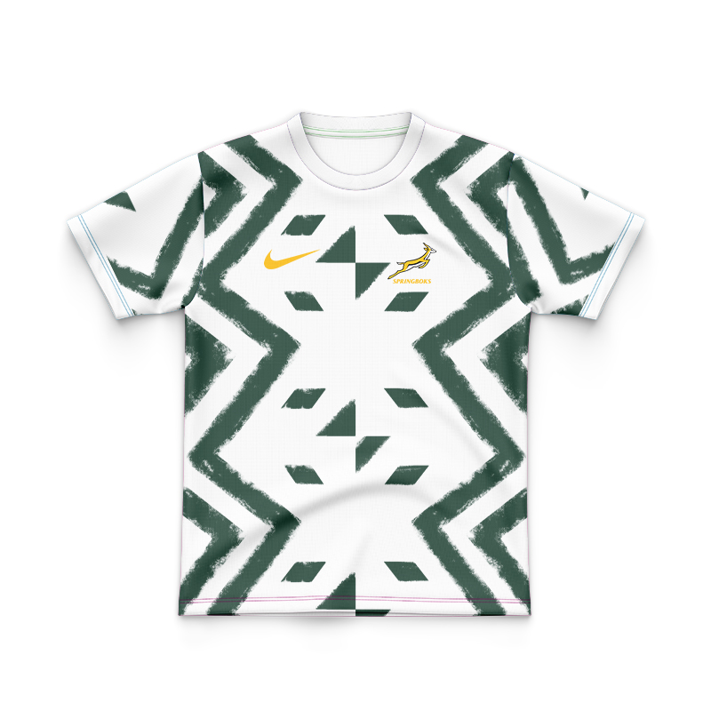 Kid's South Africa Springboks 2024 Pre-Match Jersey