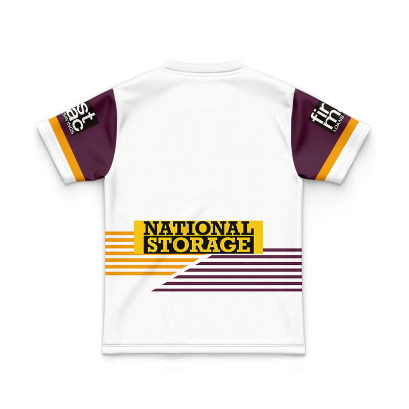 Kid's NRL Brisbane Broncos 2025 Away Jersey