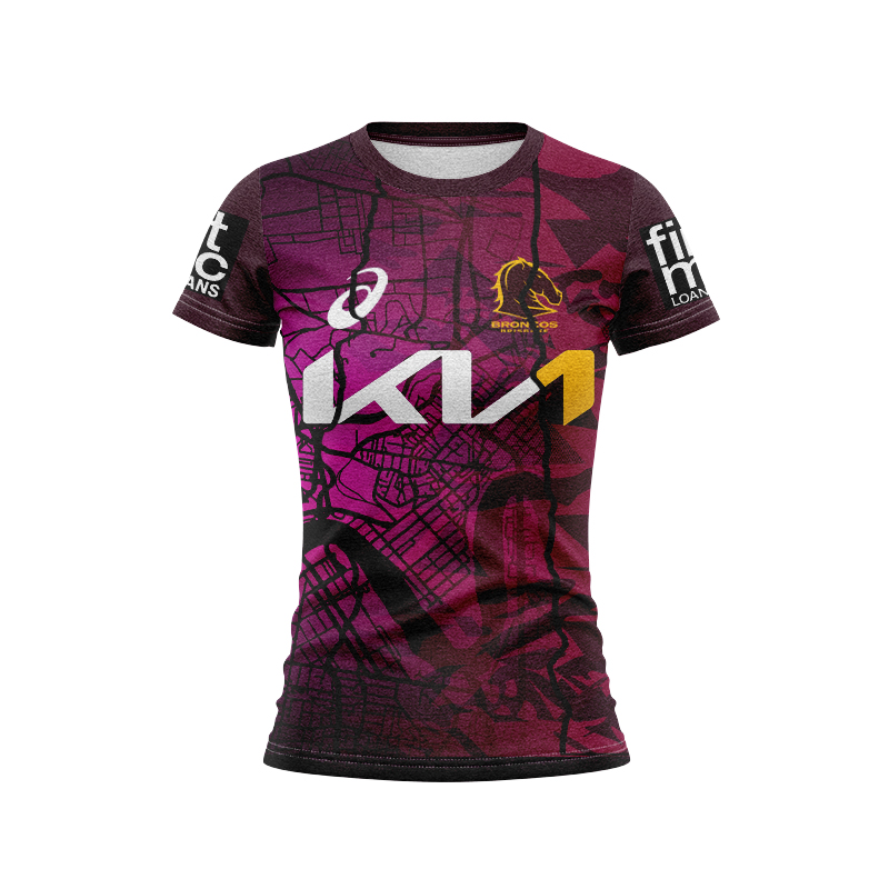 Women's NRL Brisbane Broncos 2024 Alternate Mix Jersey