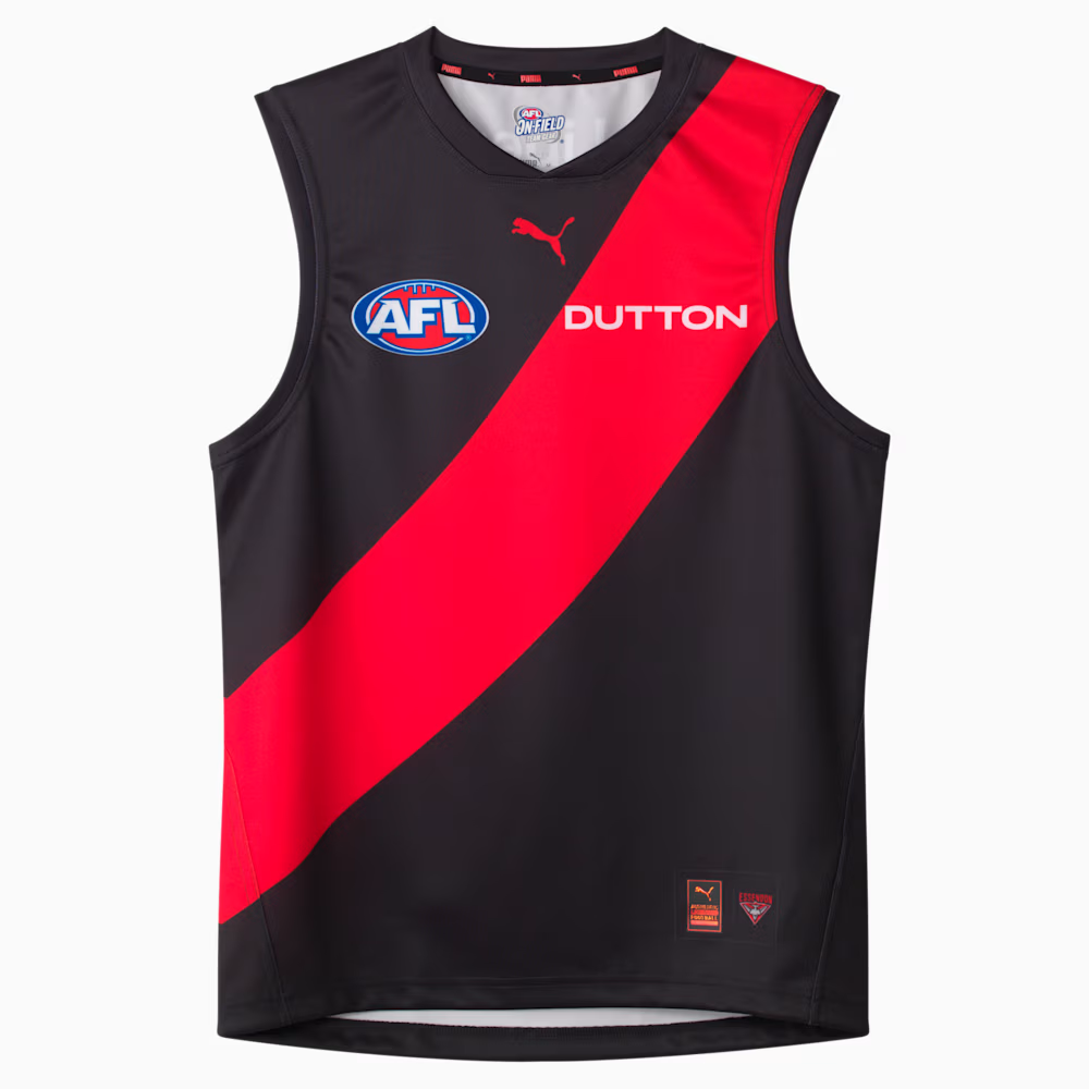 AFL Essendon Bombers 2025 Home Guernsey