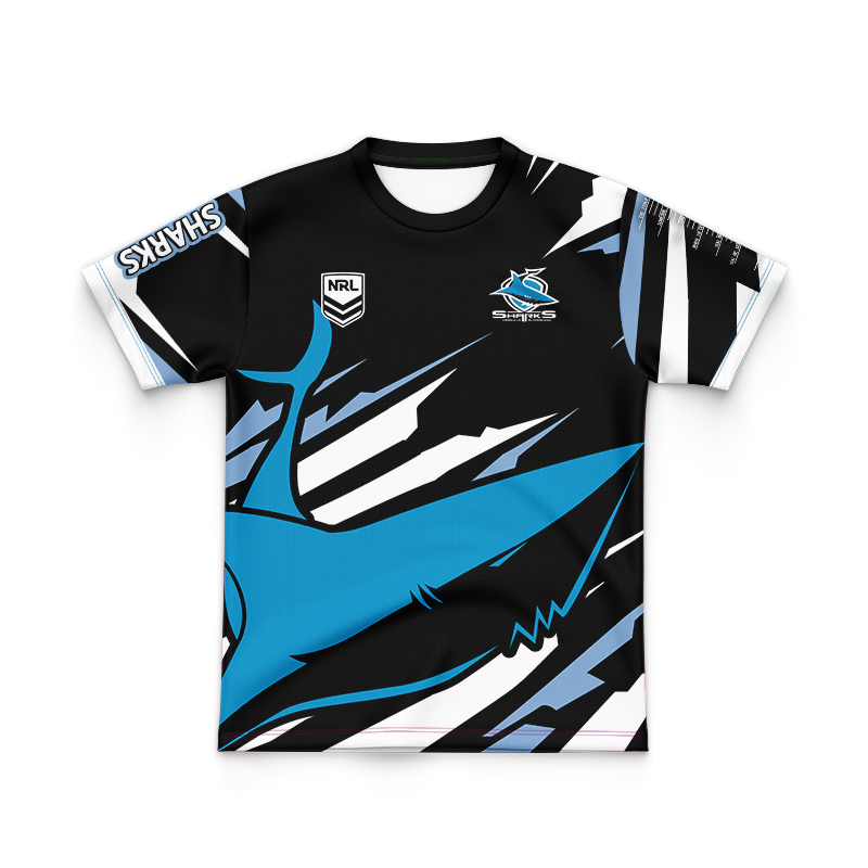 Kid's NRL Cronulla-Sutherland Sharks 2024 'FISHFINDER' Jersey