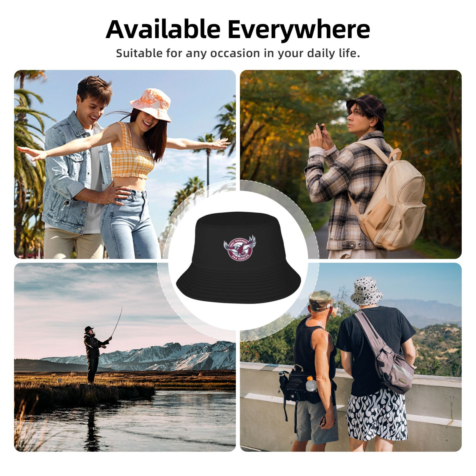 Manly Warringah Sea Eagles Adult Fisherman's Hat HAT3148