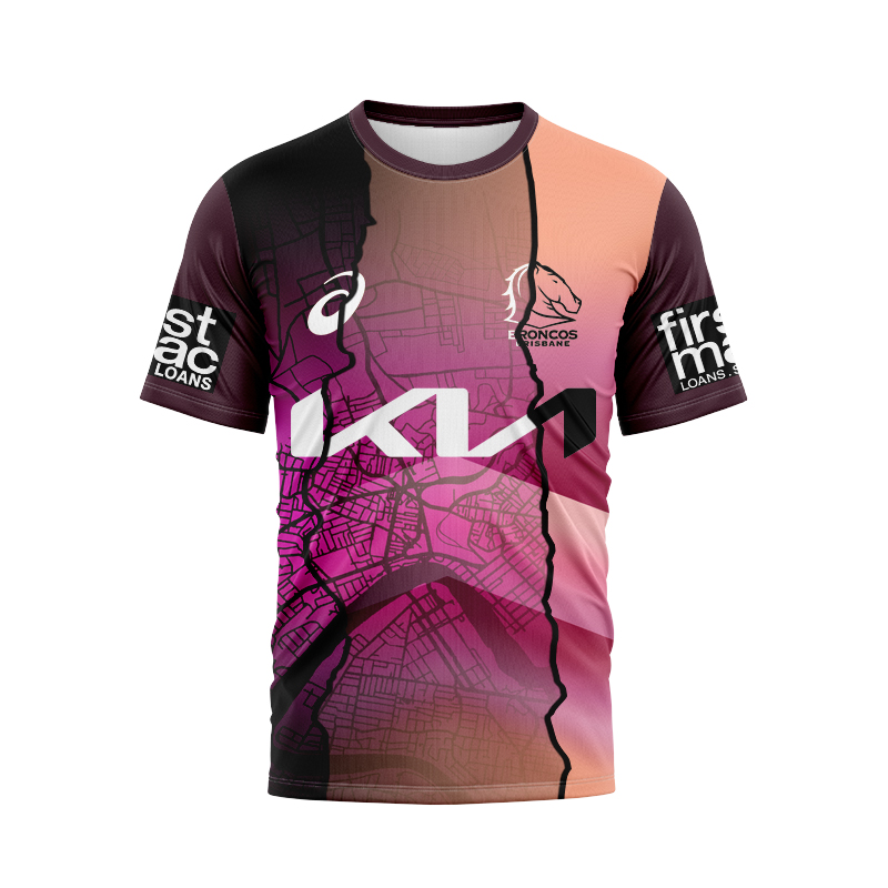 NRL Brisbane Broncos 2024 Training Mix Jersey