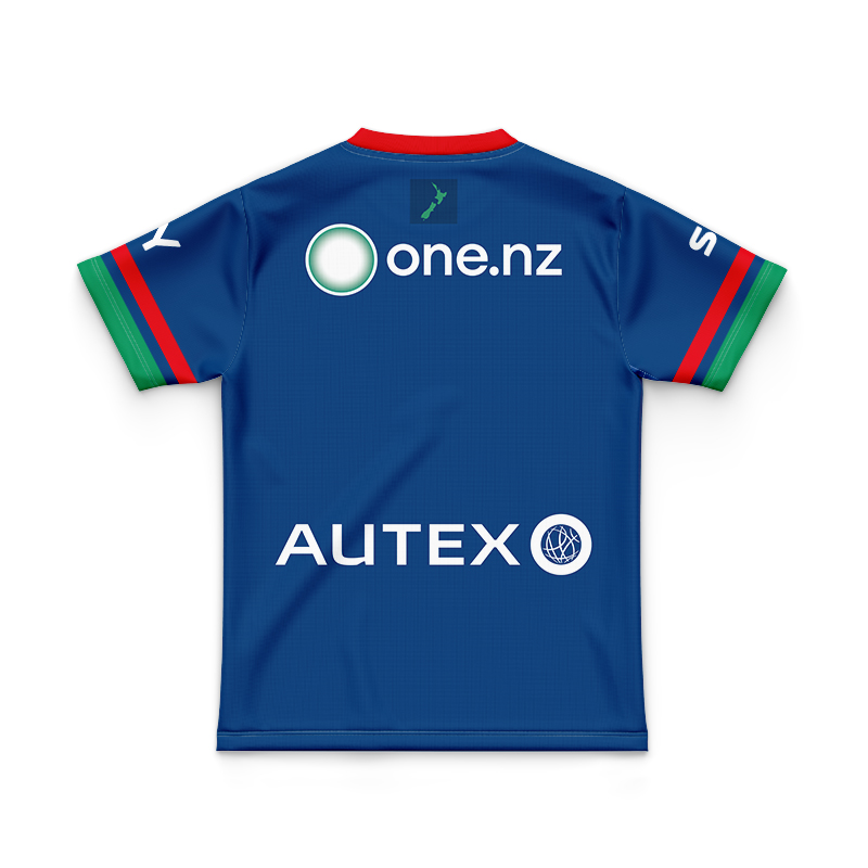 Kid's NRL New Zealand Warriors 2024 Home Jersey