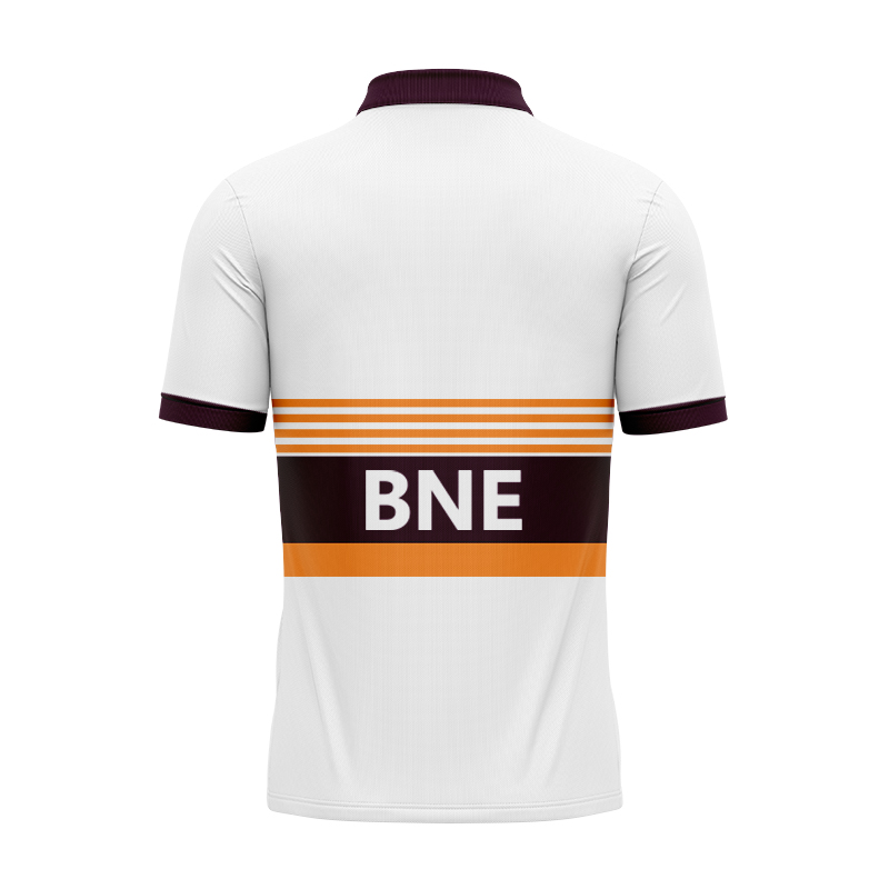 NRL Brisbane Broncos 2025 Run Out Polo Shirt