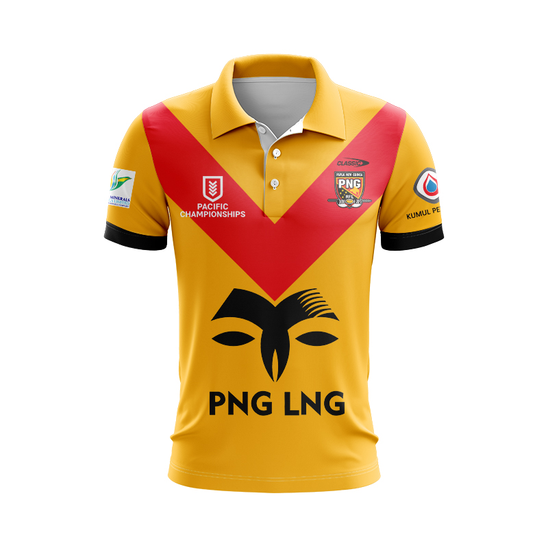 Papua New Guinea Kumuls 2024 Pacific Championships Polo Shirt