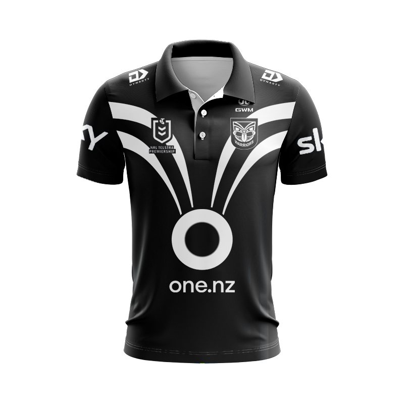 NRL New Zealand Warriors 2025 Dear Warrior Polo Shirt