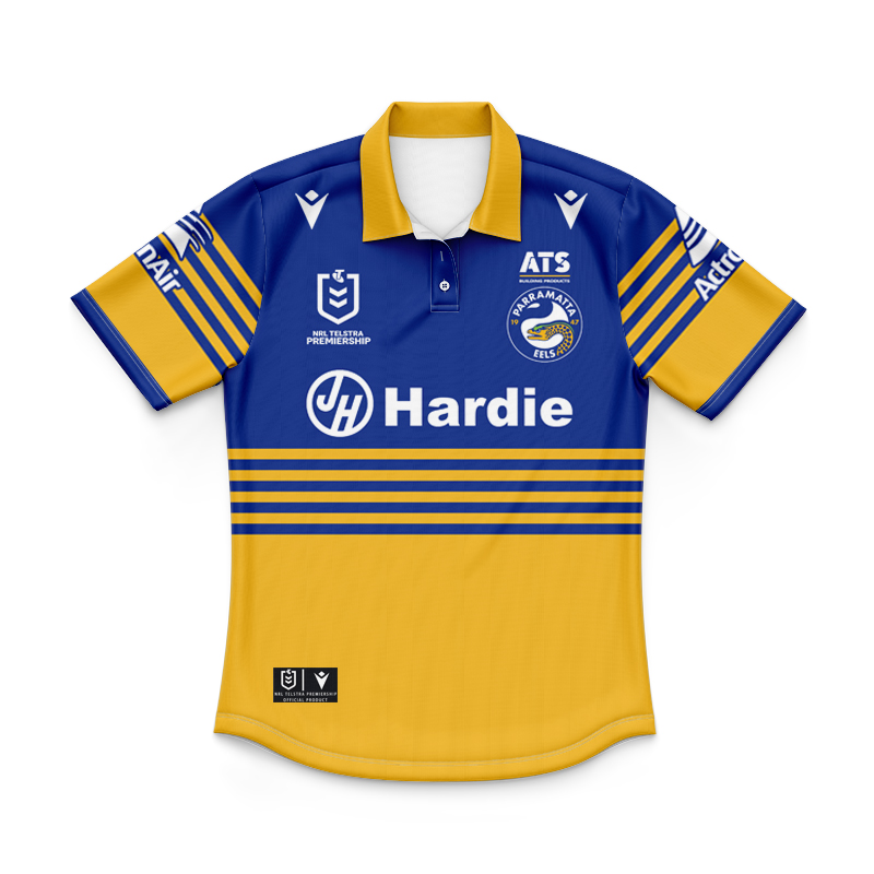 Kid's NRL Parramatta Eels 2025 Heritage Polo Shirt