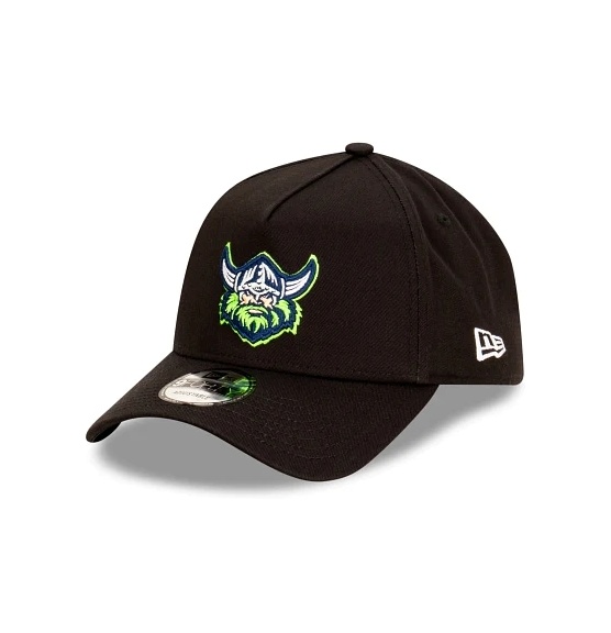 NRL Canberra Raiders Black Embroidered Logo Cap 2025