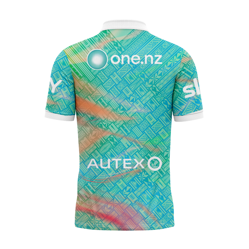 NRL New Zealand Warriors 2025 Dynasty Pasifika Polo Shirt