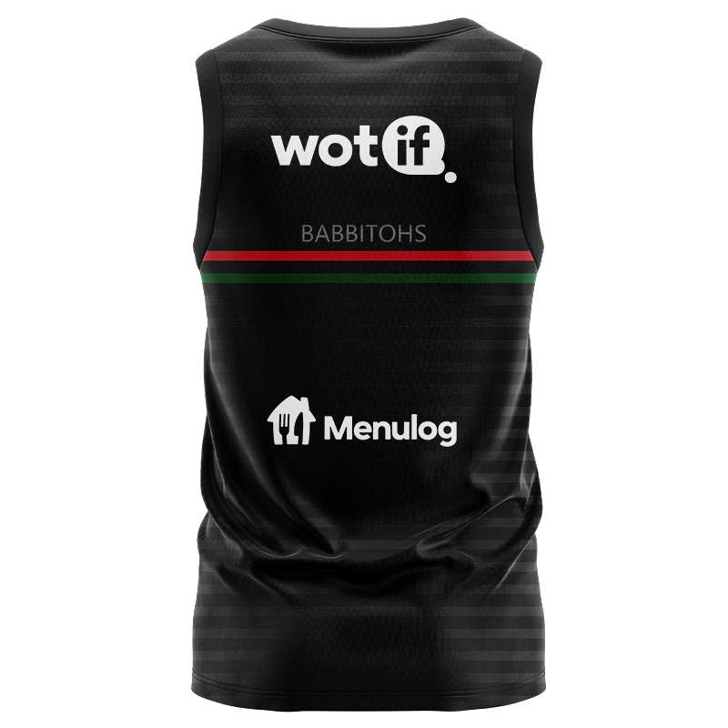 NRL South Sydney Rabbitohs 2024 Black Training Singlet