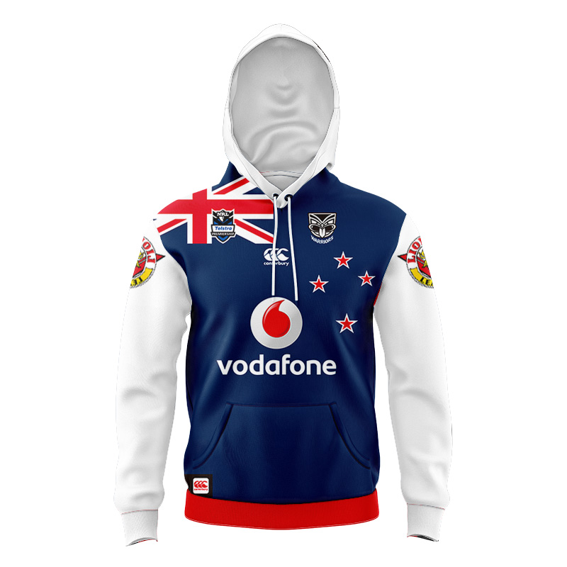 Kid's NRL New Zealand Warriors 2011 Heritage Retro Hoodie