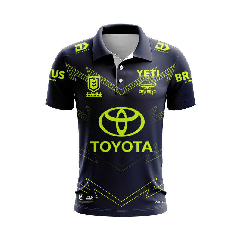 NRL North Queensland Cowboys 2025 Northern Lights(Non-luminous) Polo Shirt