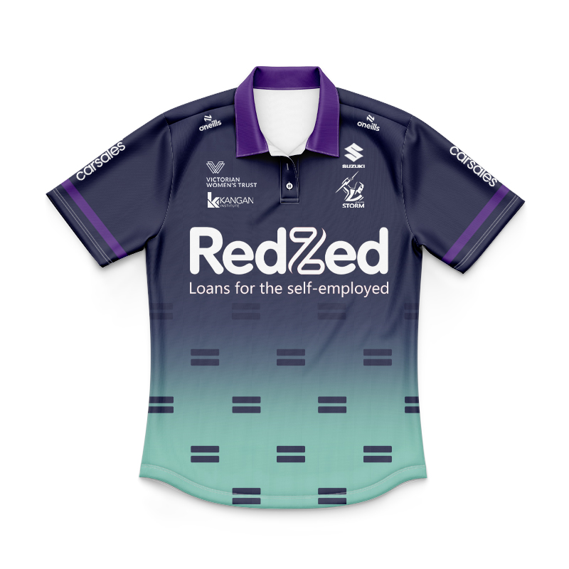 Kid's NRL Melbourne Storm 2024 WIL Polo Shirt