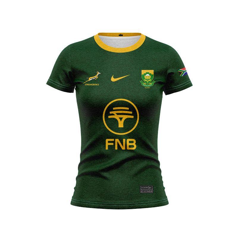 Women's South Africa Springboks Home 2025 Stadium Jersey