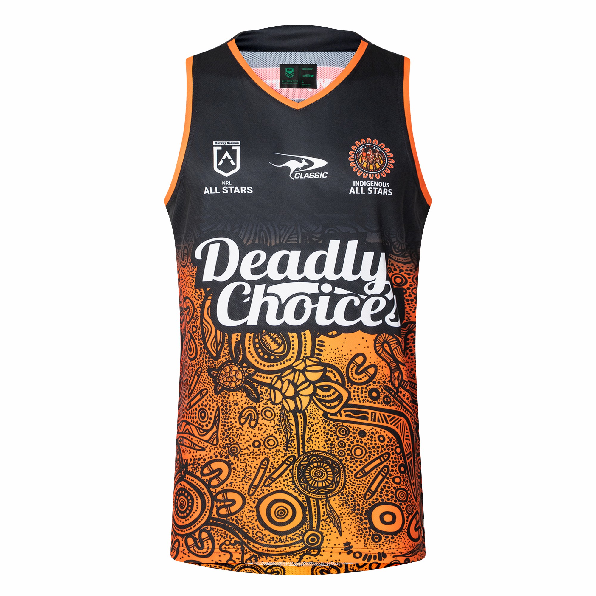 NRL Indigenous 2025 All Stars Training Singlet