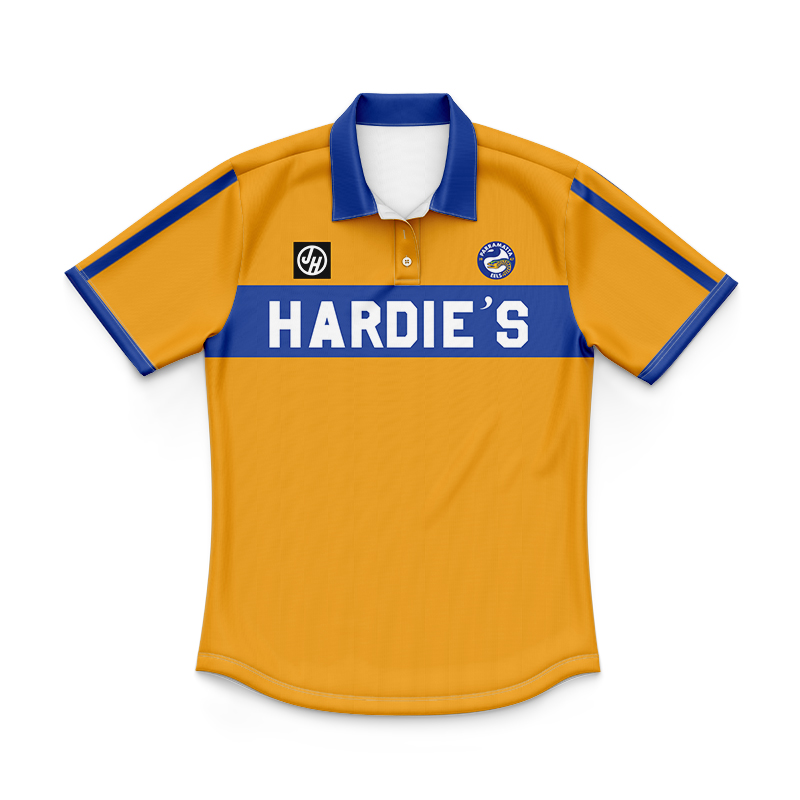 Kid's NRL Parramatta Eels 1981 Retro Polo Shirt