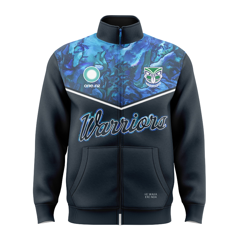 NRL New Zealand Warriors 2025 Captains Run Jacket
