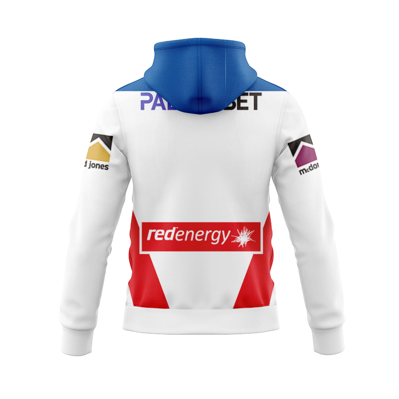 NRL Newcastle Knights 2025 Away Zipper Hoodie