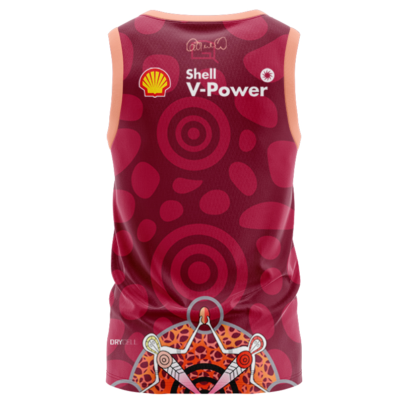 NRL QLD Maroons 2024 Indigenous Singlet