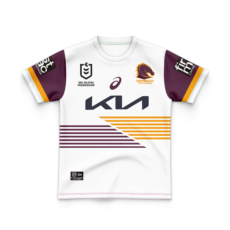 Kid's NRL Brisbane Broncos 2025 Away Jersey