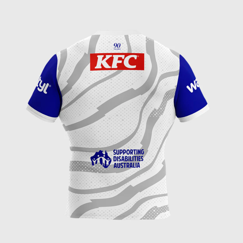 NRL Canterbury-Bankstown Bulldogs 2025 White Training Jersey
